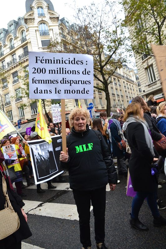 Between 50,000 and 100,000 march in Paris against sexist and sexual violence