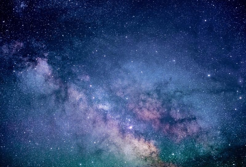Illustration: The Milky Way galaxy glows with countless distant stars and dust